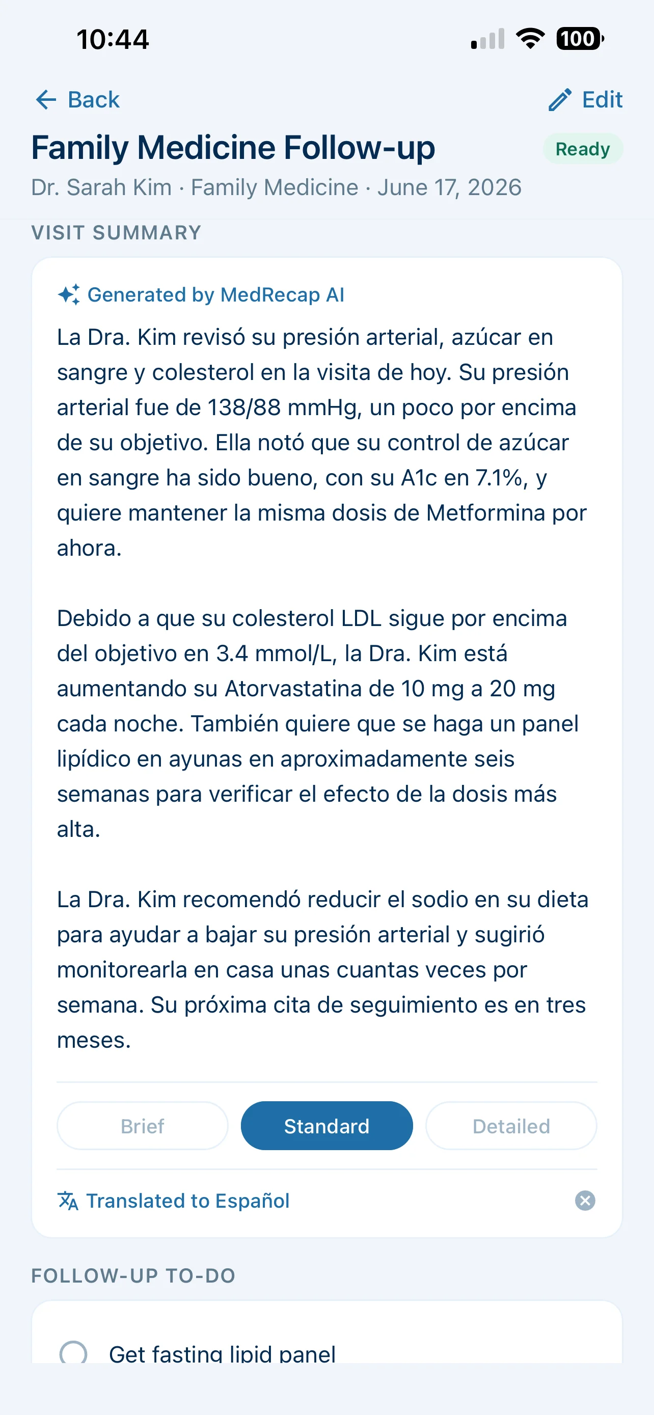 Share and translate — Español